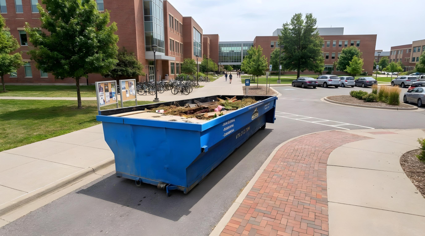 Hero 1440 school college dumpster rental colorado