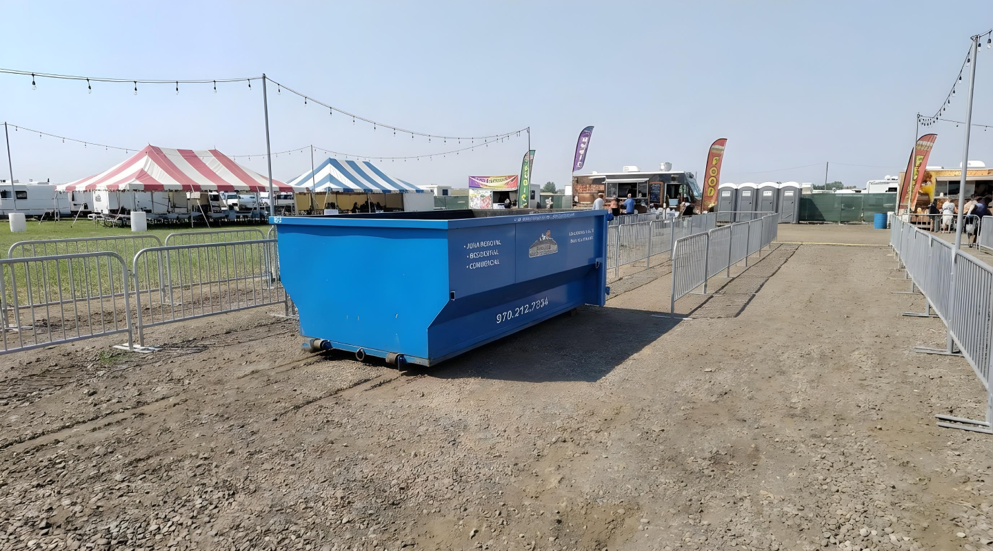 hero 1440 event festival dumpster rentals colorado
