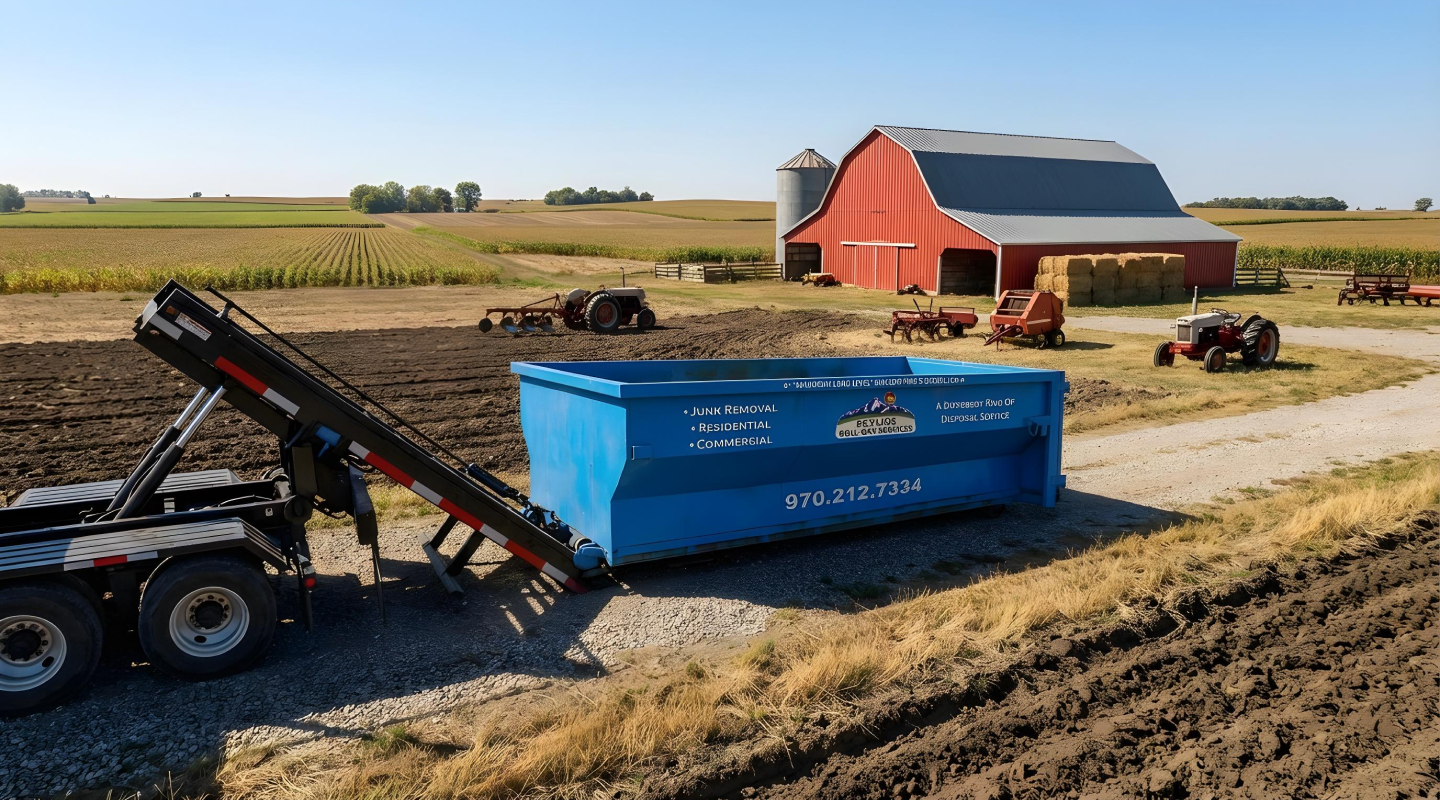 hero 1440 griculture farming dumpster rental colorado